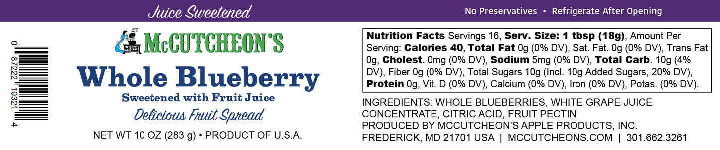 MINI - JS Blueberry Spread