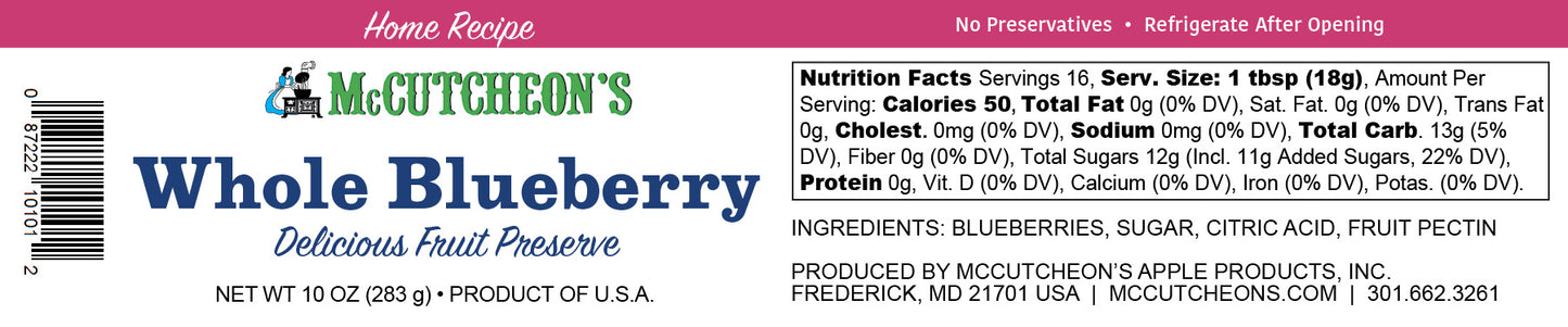 MINI - Blueberry Preserves