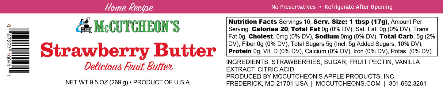 MINI - Strawberry Butter