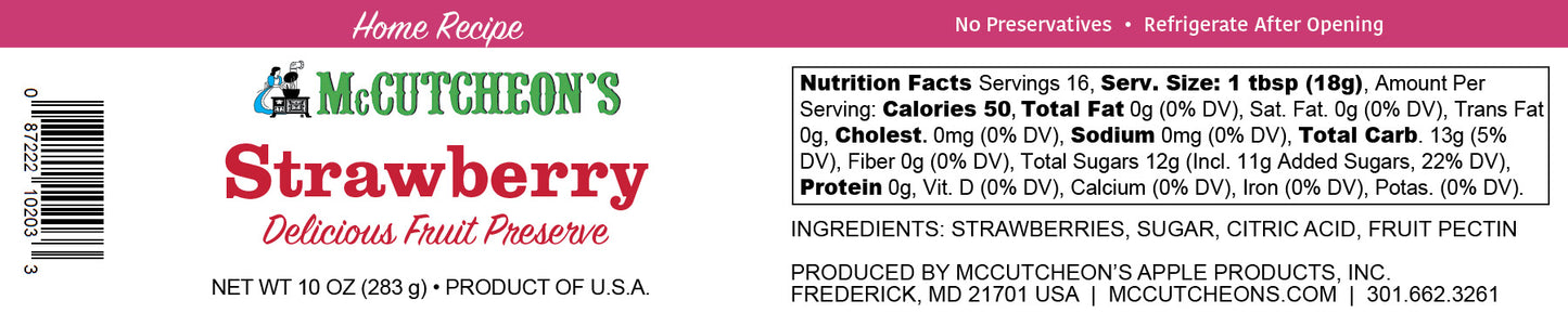 MINI - Strawberry Preserves