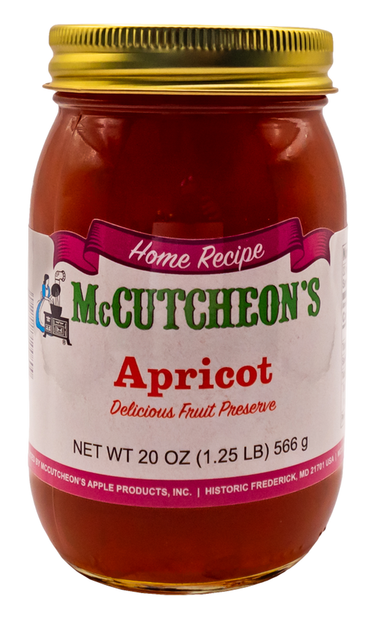 jar of McCutcheon's Apricot Preserves