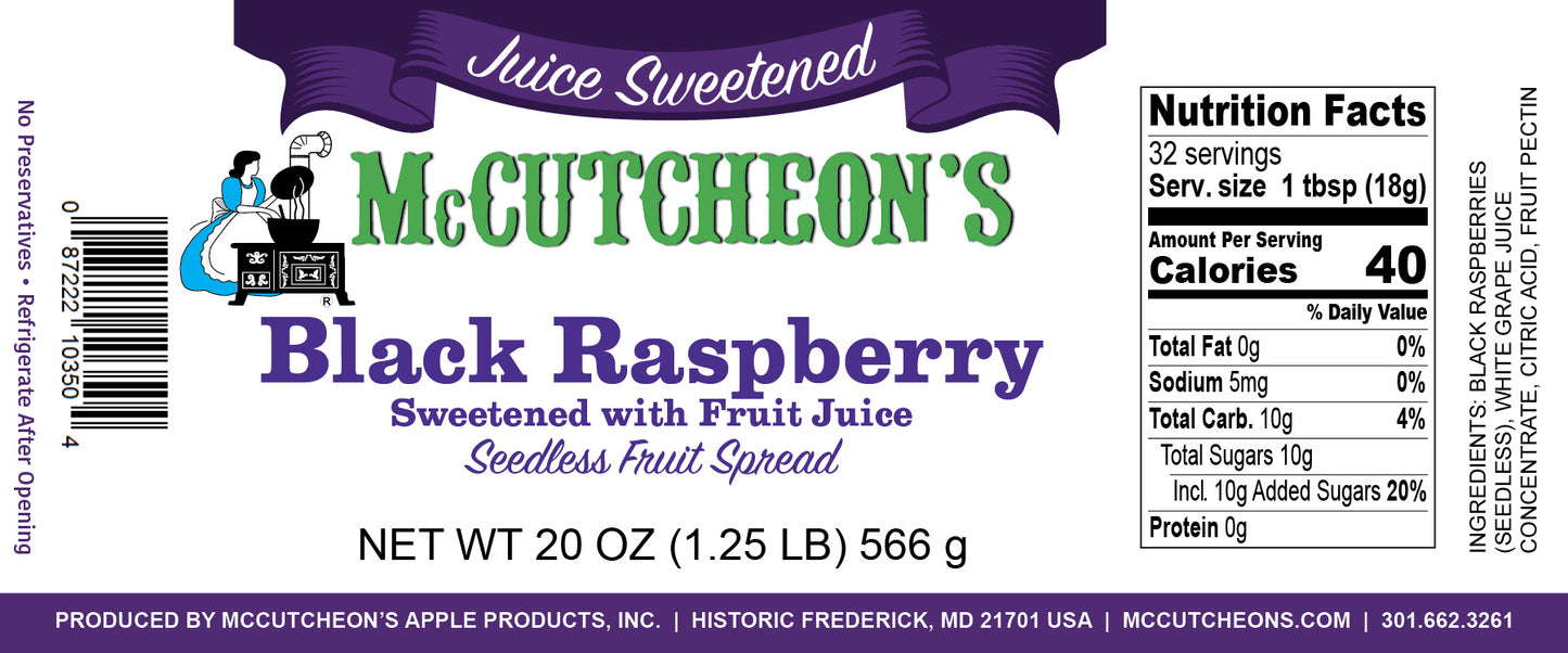JS Pure Black Raspberry Spread