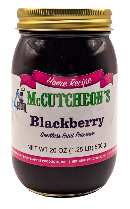 jar of McCutcheon's Blackberry preserves