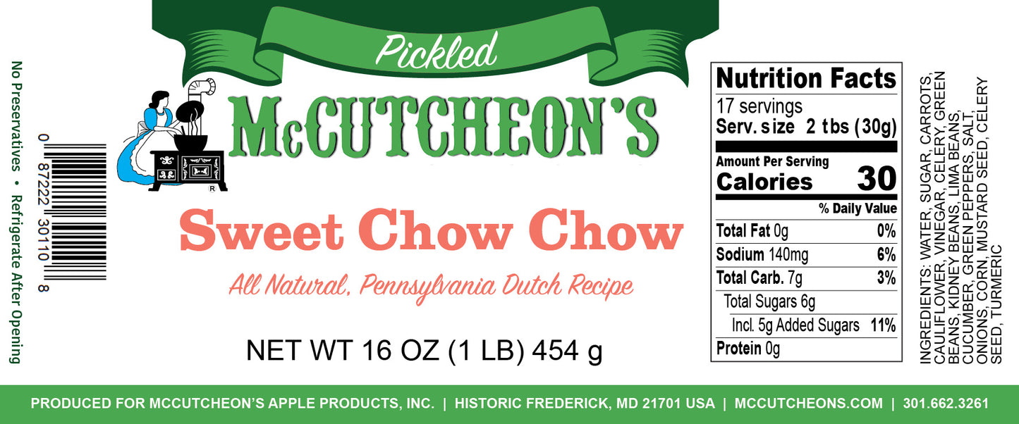 Sweet Pennsylvania Dutch Chow Chow