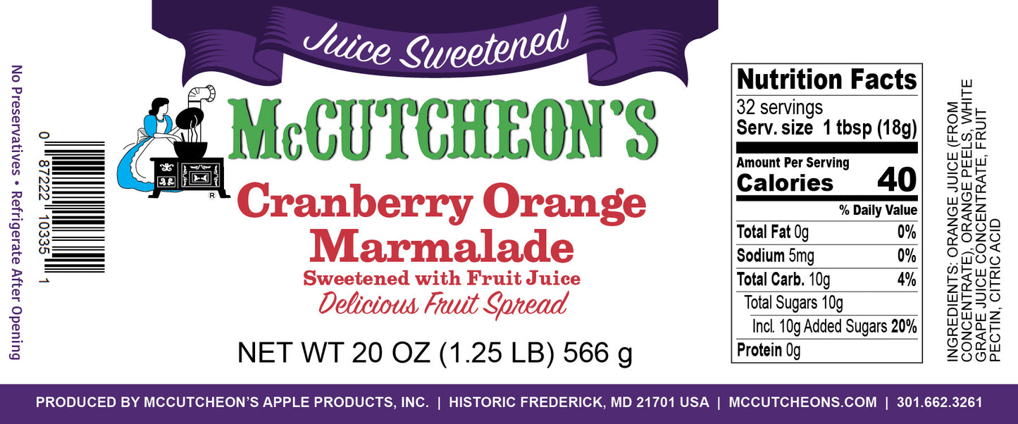 JS Cranberry Orange Marmalade
