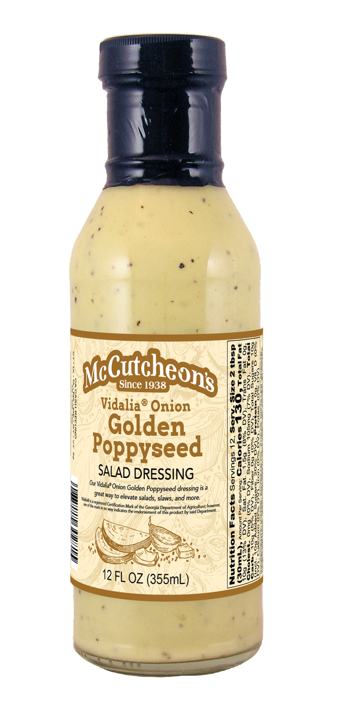 NEW - Vidalia Onion Golden Poppyseed Salad Dressing NEW - Vidalia Onion Golden Poppyseed Salad Dressing