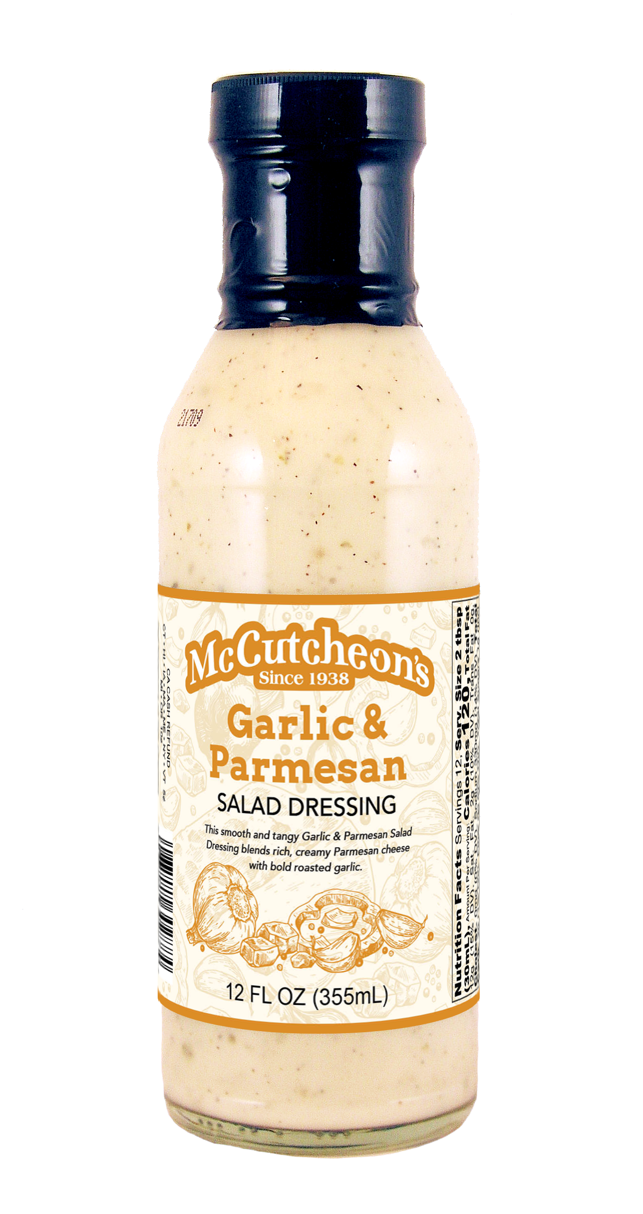 Roasted Garlic & Parmesan Salad Dressing McCutcheon's Apple Products Roasted Garlic & Parmesan Salad Dressing McCutcheon's Apple Products