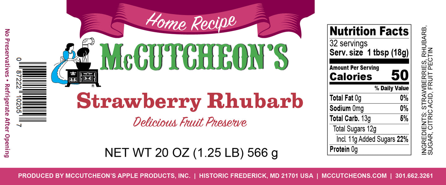 Strawberry Rhubarb Preserves