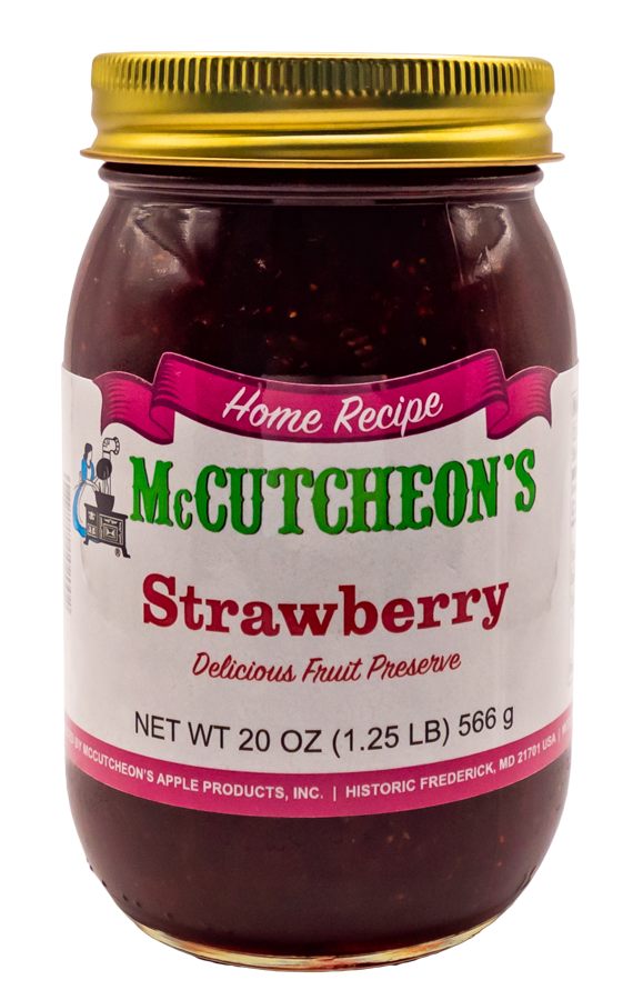 jar of McCutcheon's strawberry preserves