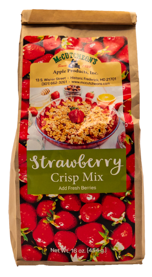 bag of McCutcheon's strawberry crisp mix