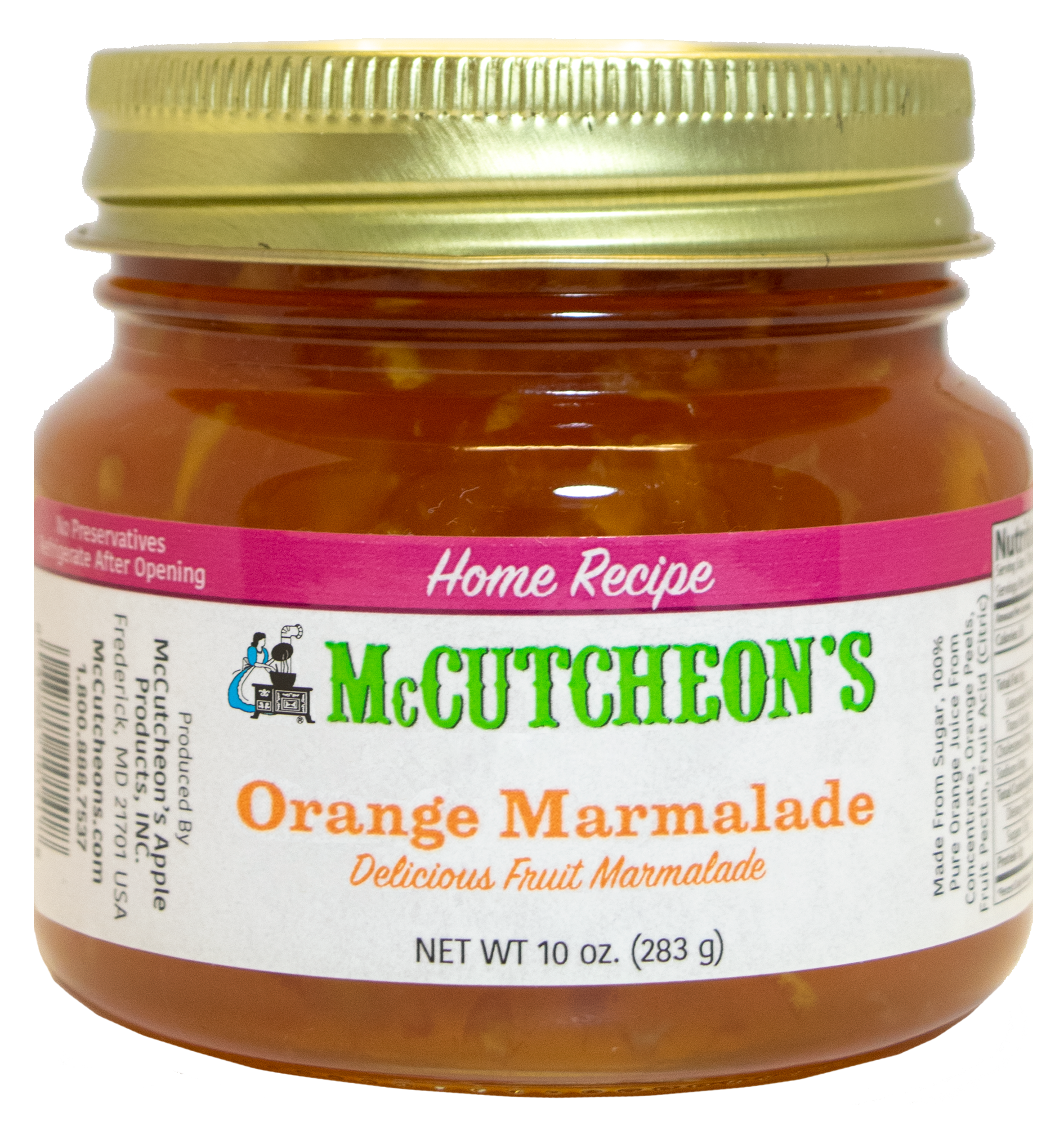jar of McCutcheon's mini Orange Marmalade