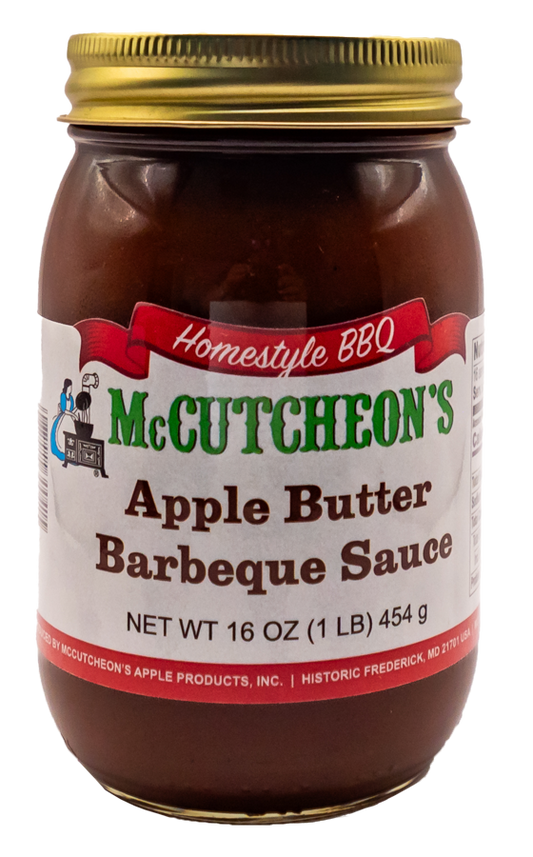 jar of McCutcheon's Apple Butter Barbeque Sauce