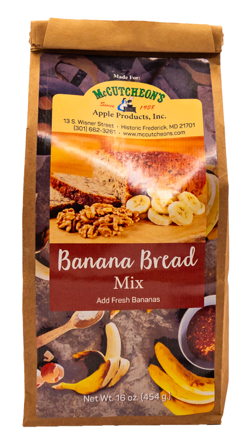 bag of McCutcheon's banana bread mix