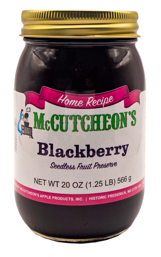 jar of McCutcheon's Blackberry preserves