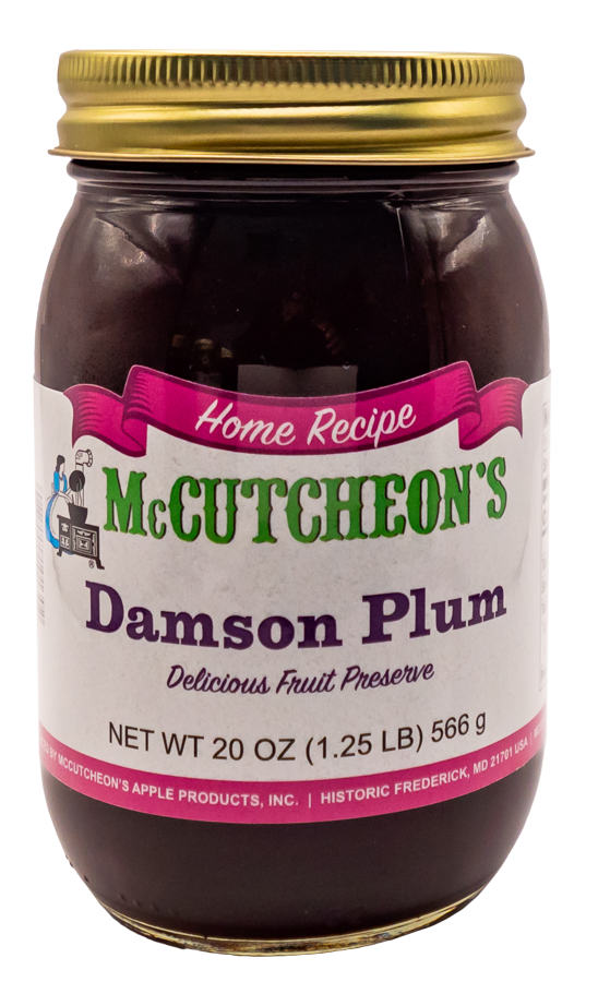 jar of McCutcheon's Damson Plum preserves