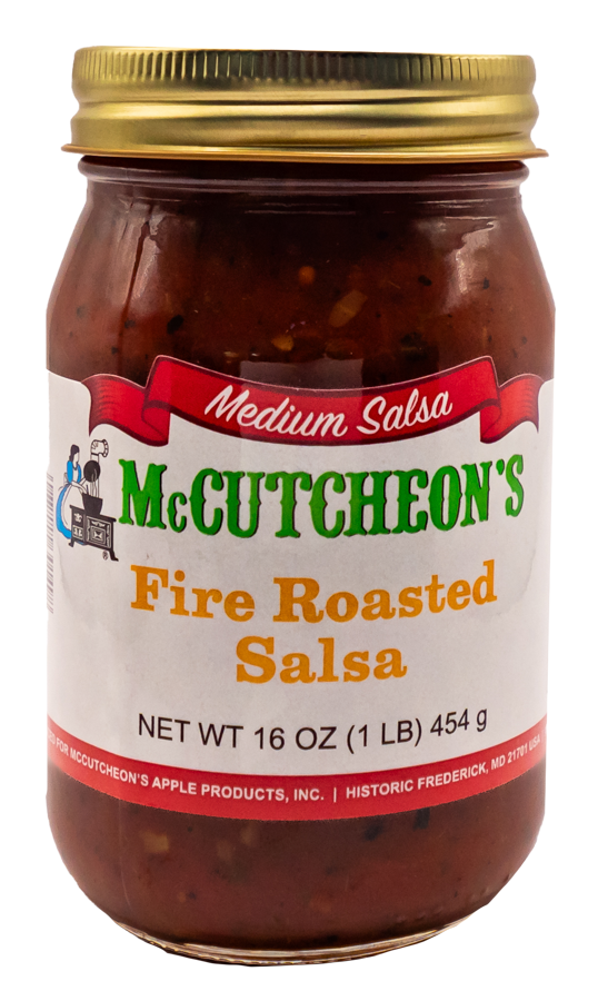 jar of McCutcheon's Fire Roasted Salsa
