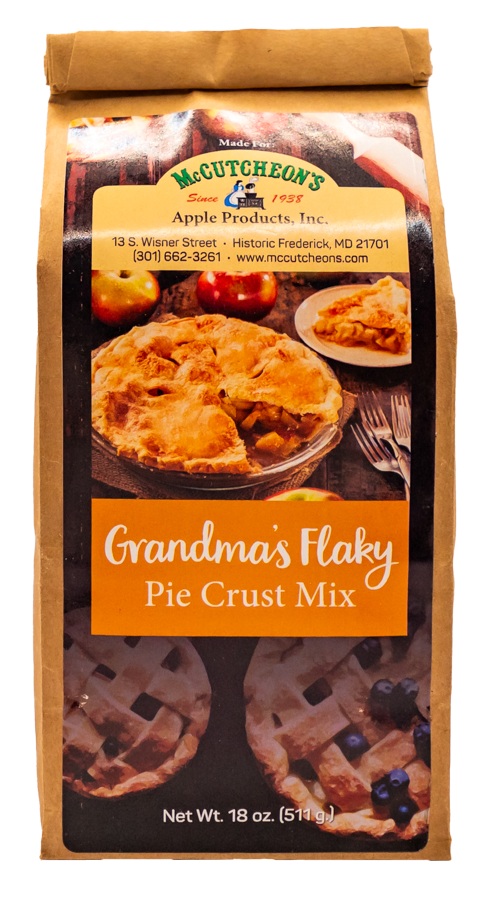 bag of McCutcheon's Grandma's flaky pie crust mix