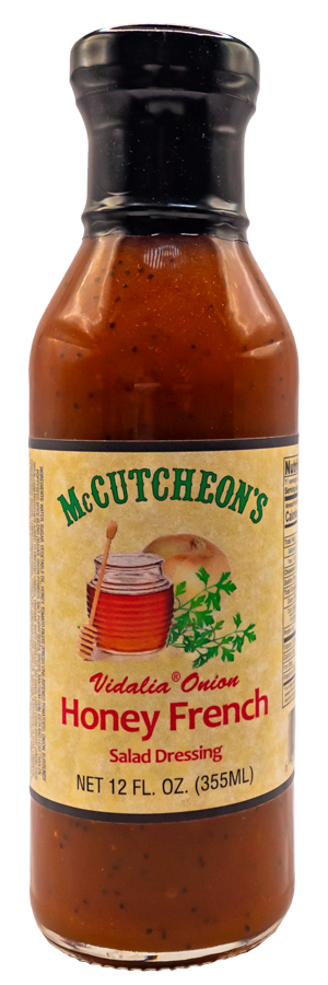bottle of McCutcheon's vidalia  onion honey french salad dressing