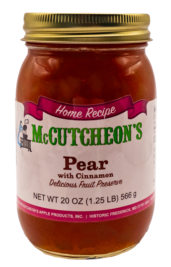 jar of McCutcheon's Pear preserves