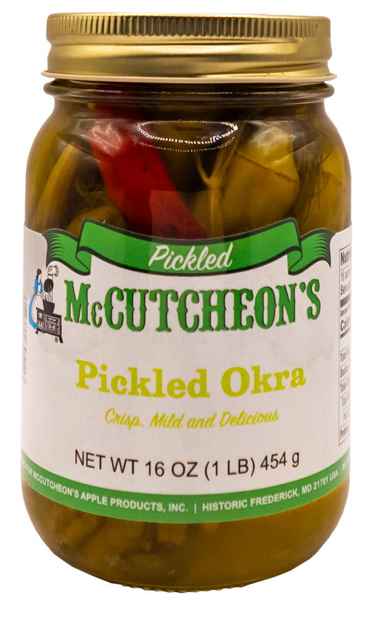 jar of McCutcheon's pickled okra