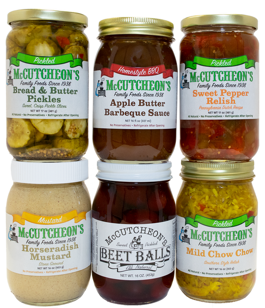 Pickle Sampler McCutcheon's favorite picnic sampler including jars of Bread & Butter ...