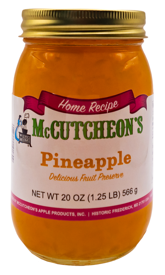 jar of McCutcheon's Pineapple preserves