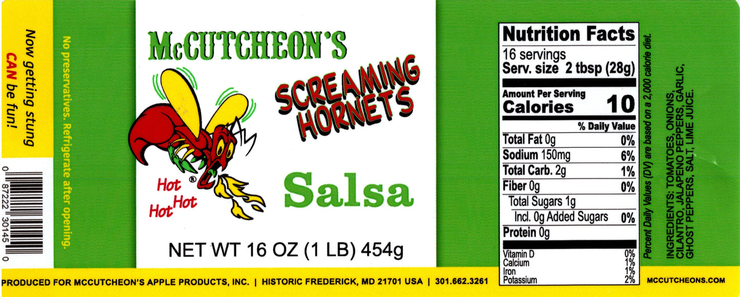 Screamin’ Hornets Salsa