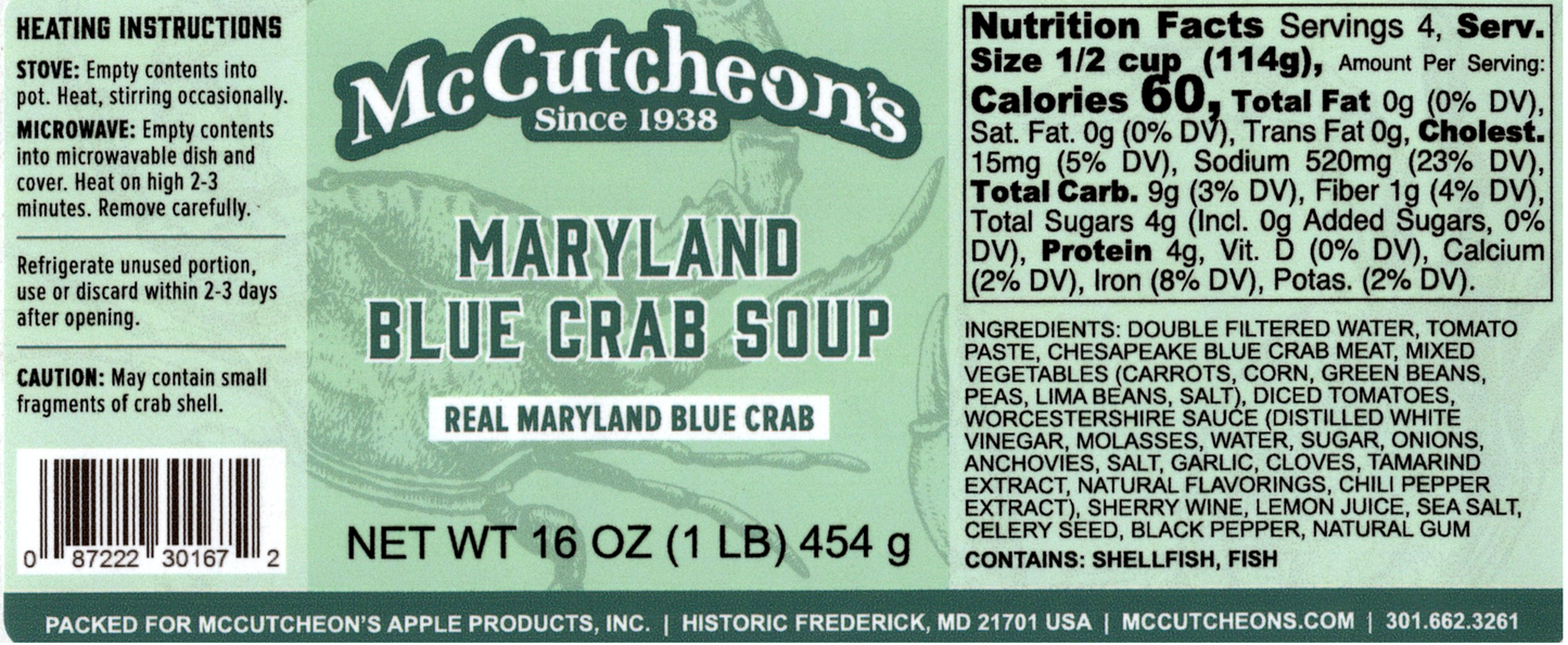 Maryland Blue Crab Soup