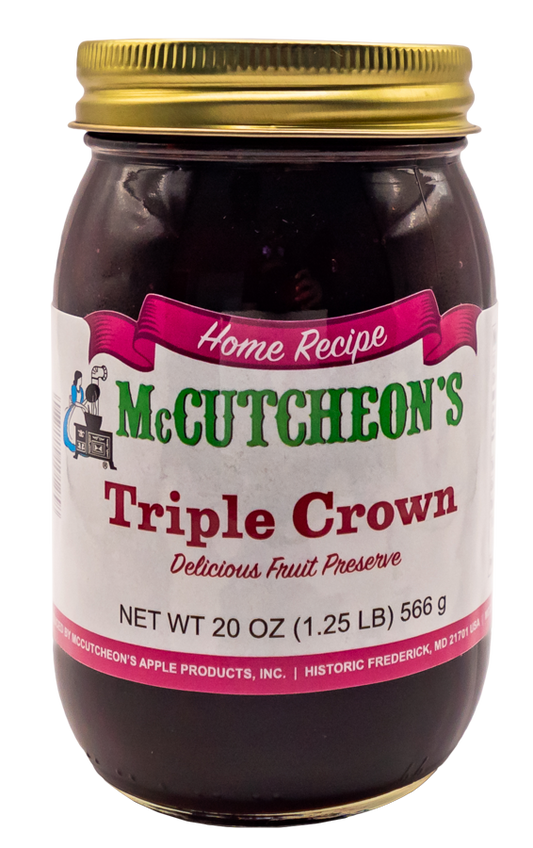 jar of McCutcheon's Triple Crown preserves