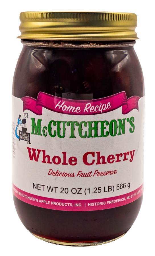 jar of McCutcheon's Whole Cherry preserves