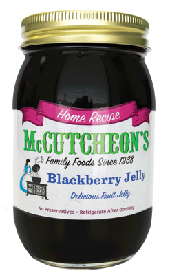 jar of McCutcheon's blackberry jelly