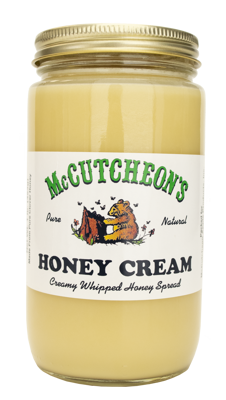 jar of McCutcheon's honey cream