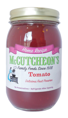 jar of McCutcheon's tomato preserves
